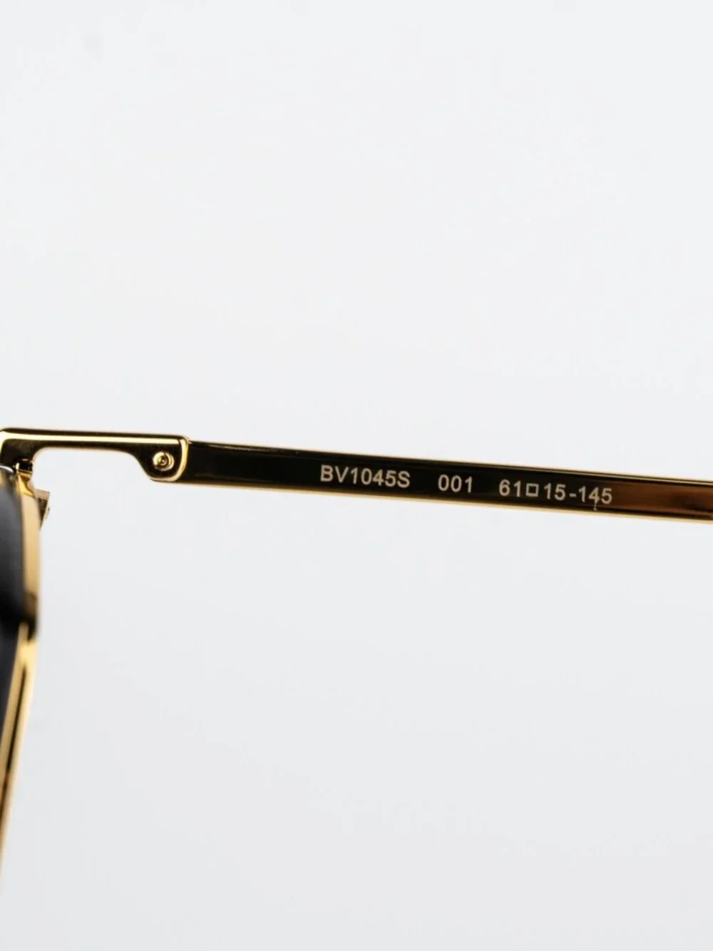 Bottega Veneta Men Sunglasses Gold Grey Pilot BV1045S 001 NEW AUTHENTIC